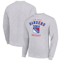 NHL New York Rangers Men's Starter Team Logo Fleece Pullover Sweatshirt