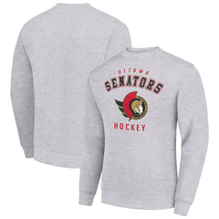 NHL Ottawa Senators Men's Starter Team Logo Fleece Pullover Sweatshirt
