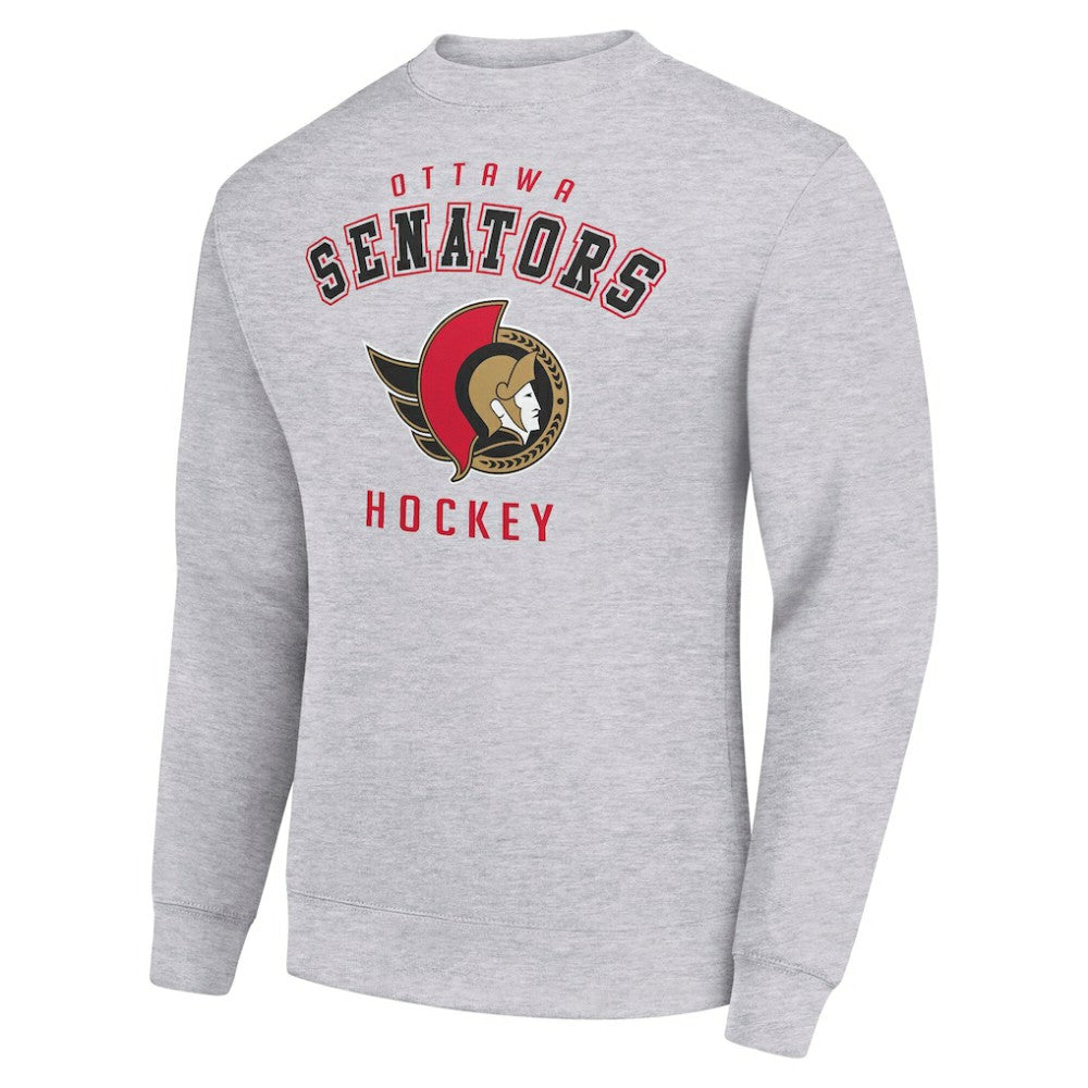 NHL Ottawa Senators Men's Starter Team Logo Fleece Pullover Sweatshirt