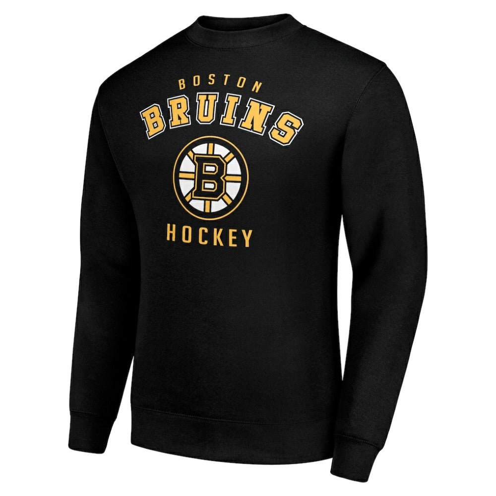 NHL Boston Bruins Men's Starter Team Logo Fleece Pullover Sweatshirt
