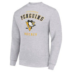 NHL Pittsburgh Penguins Men's Starter Team Logo Fleece Pullover Sweatshirt