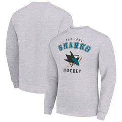 NHL San Jose Sharks Men's Starter Team Logo Fleece Pullover Sweatshirt