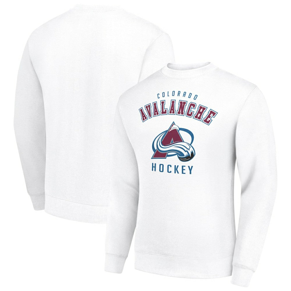 NHL Colorado Avalanche Men's Starter Team Logo Fleece Pullover Sweatshirt
