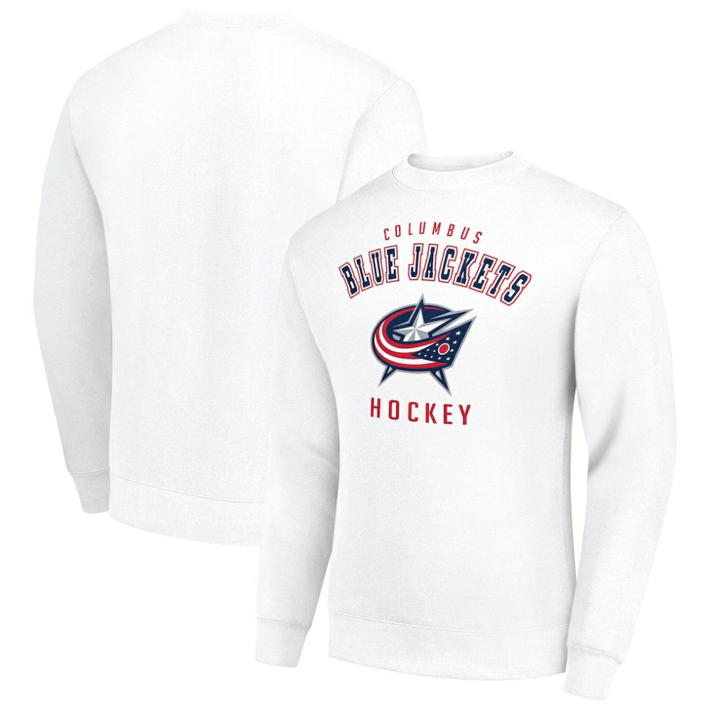NHL Columbus Blue Jackets Men's Starter Team Logo Fleece Pullover Sweatshirt