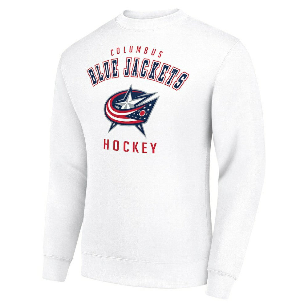 NHL Columbus Blue Jackets Men's Starter Team Logo Fleece Pullover Sweatshirt