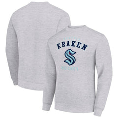 NHL Seattle Kraken Men's Starter Team Logo Fleece Pullover Sweatshirt