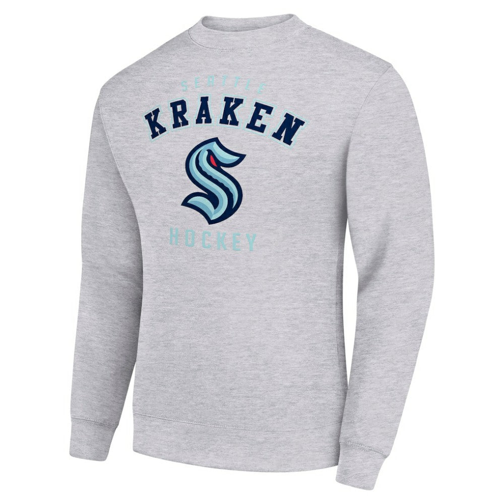 NHL Seattle Kraken Men's Starter Team Logo Fleece Pullover Sweatshirt