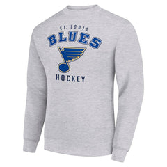 NHL St. Louis Blues Men's Starter Team Logo Fleece Pullover Sweatshirt