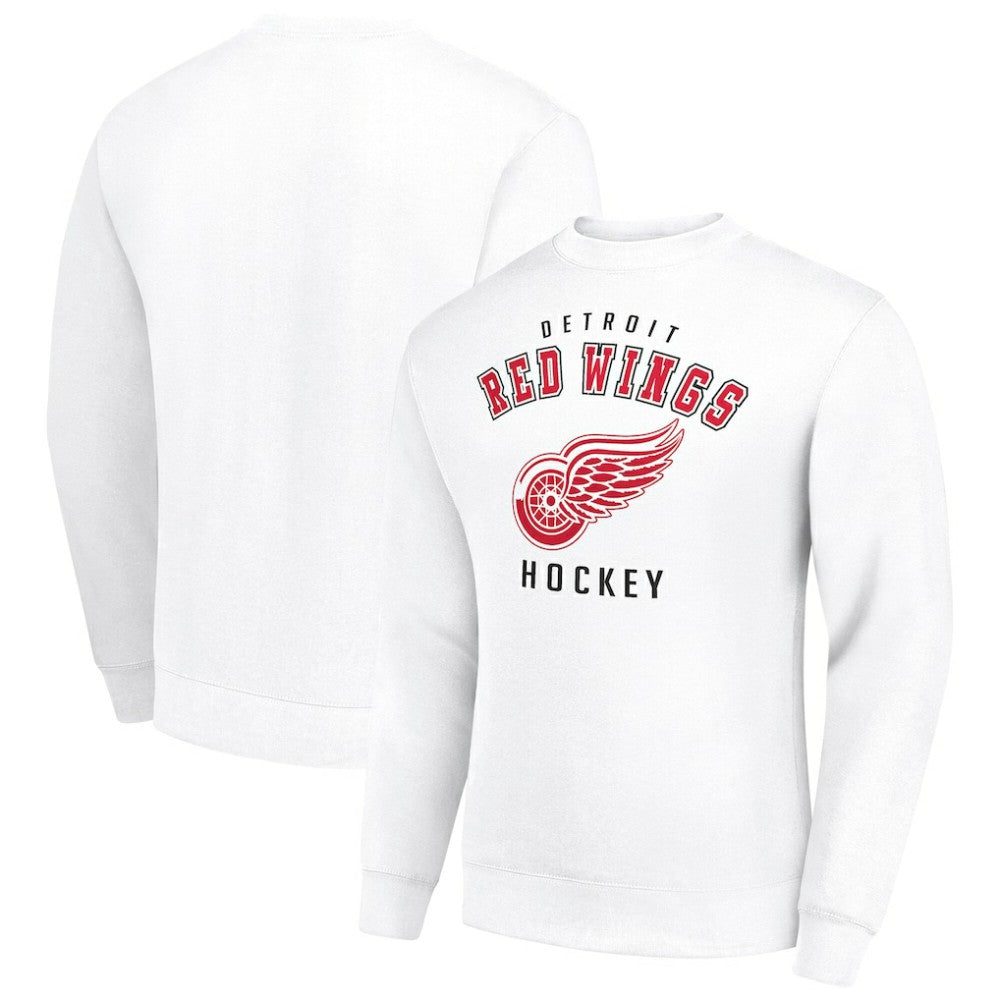 NHL Detroit Red Wings Men's Starter Team Logo Fleece Pullover Sweatshirt