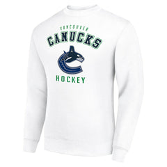 NHL Vancouver Canucks Men's Starter Team Logo Fleece Pullover Sweatshirt
