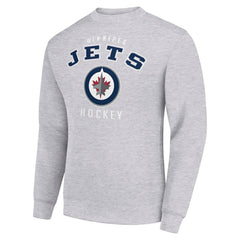 NHL Winnipeg Jets Men's Starter Team Logo Fleece Pullover Sweatshirt