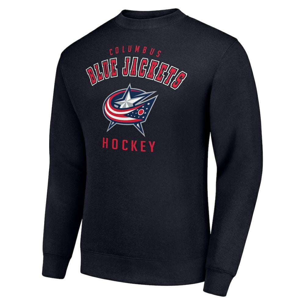 NHL Columbus Blue Jackets Men's Starter Team Logo Fleece Pullover Sweatshirt