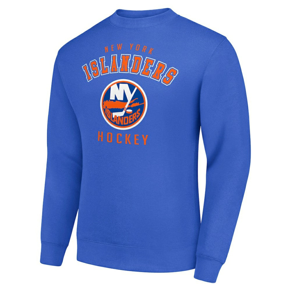 NHL New York Islanders Men's Starter Team Logo Fleece Pullover Sweatshirt