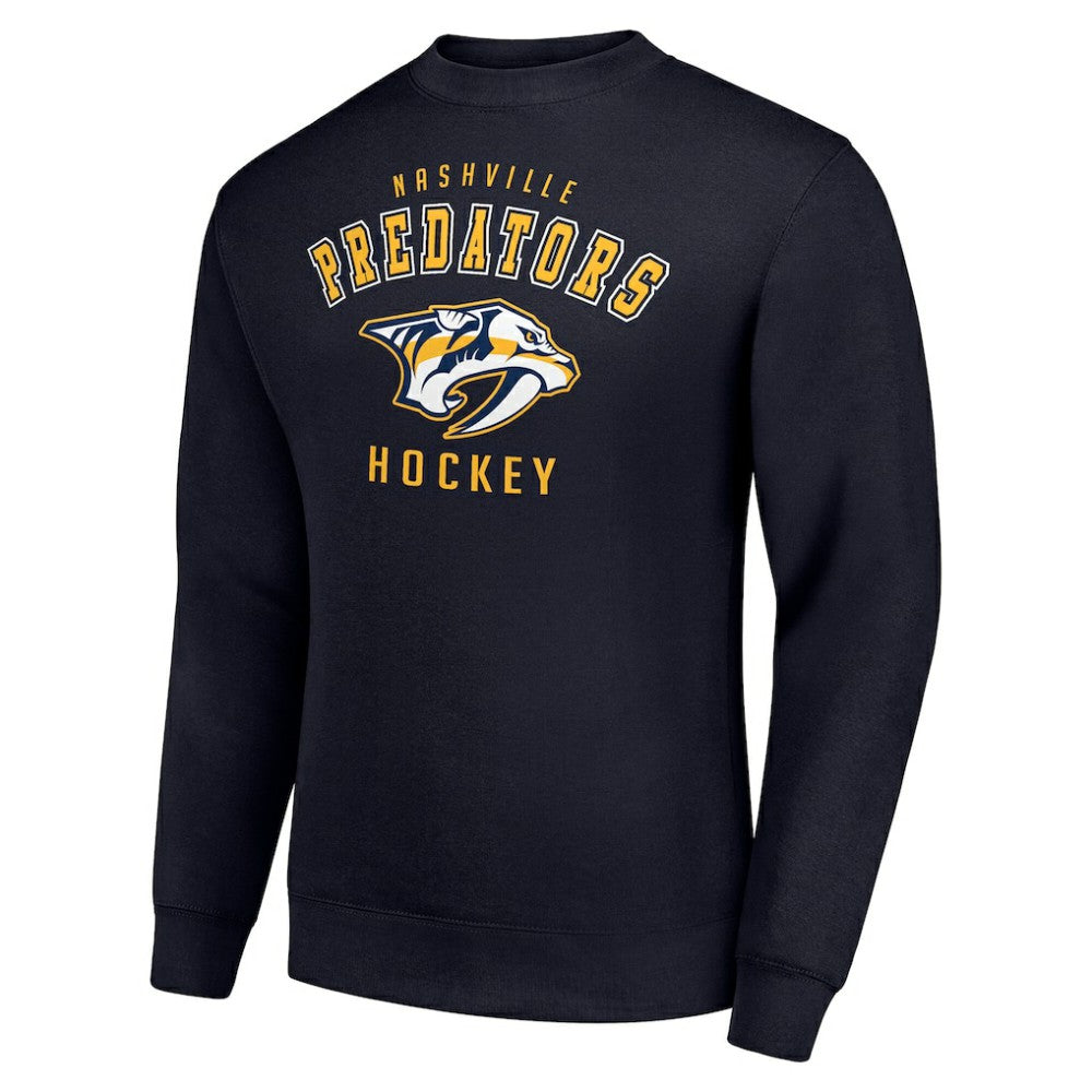 NHL Nashville Predators Men's Starter Team Logo Fleece Pullover Sweatshirt