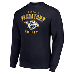 NHL Nashville Predators Men's Starter Team Logo Fleece Pullover Sweatshirt