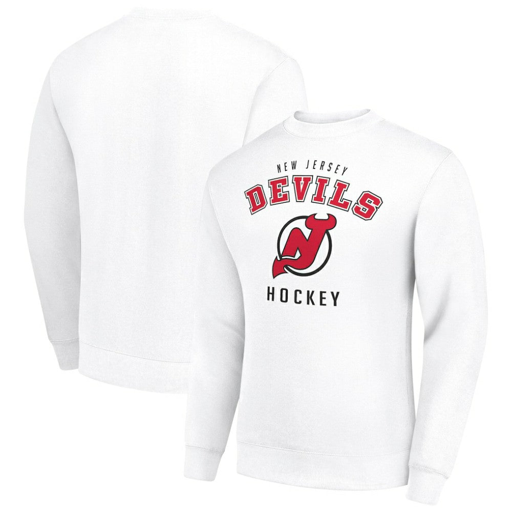 NHL New Jersey Devils Men's Starter Team Logo Fleece Pullover Sweatshirt