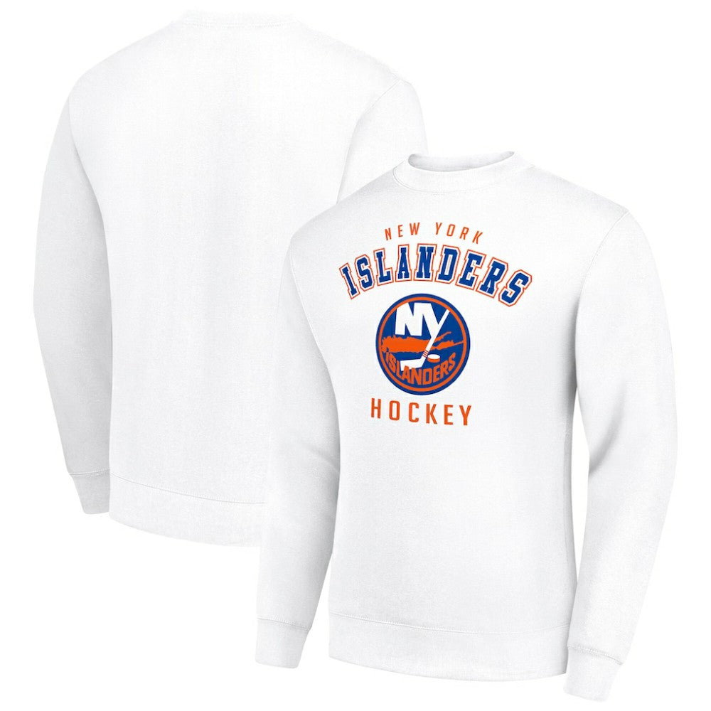 NHL New York Islanders Men's Starter Team Logo Fleece Pullover Sweatshirt