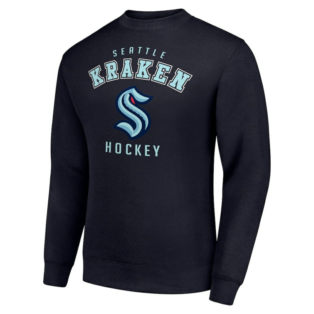 NHL Seattle Kraken Men's Starter Team Logo Fleece Pullover Sweatshirt