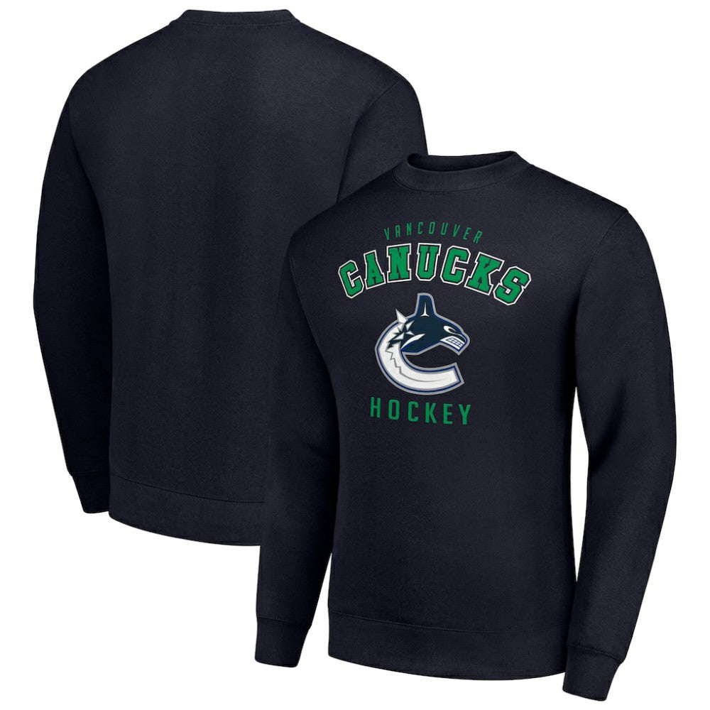 NHL Vancouver Canucks Men's Starter Team Logo Fleece Pullover Sweatshirt