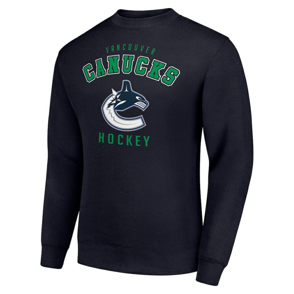 NHL Vancouver Canucks Men's Starter Team Logo Fleece Pullover Sweatshirt