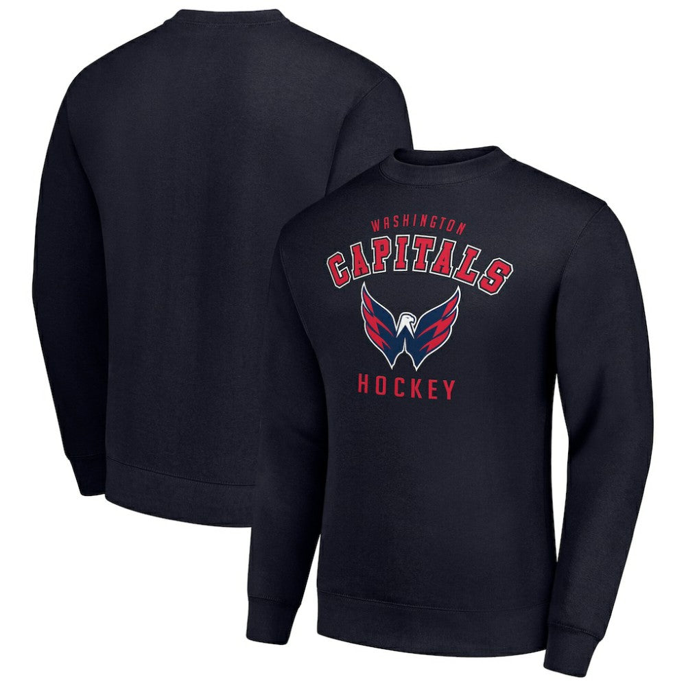 NHL Washington Capitals Men's Starter Team Logo Fleece Pullover Sweatshirt