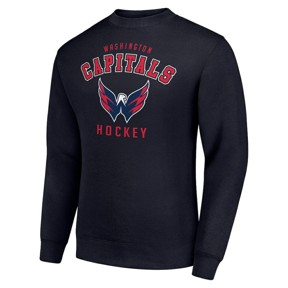 NHL Washington Capitals Men's Starter Team Logo Fleece Pullover Sweatshirt