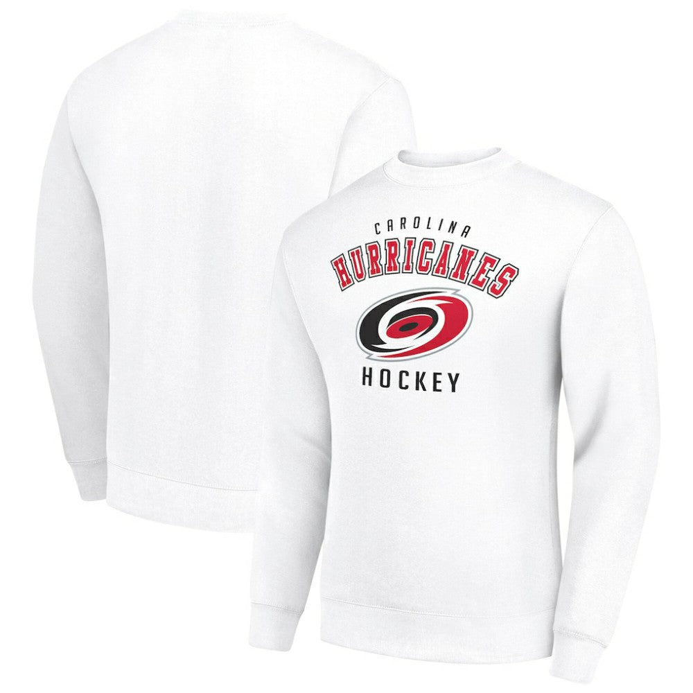 NHL Carolina Hurricanes Men's Starter Team Logo Fleece Pullover Sweatshirt
