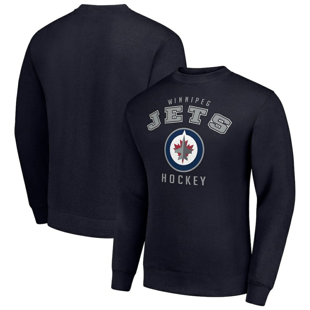 NHL Winnipeg Jets Men's Starter Team Logo Fleece Pullover Sweatshirt