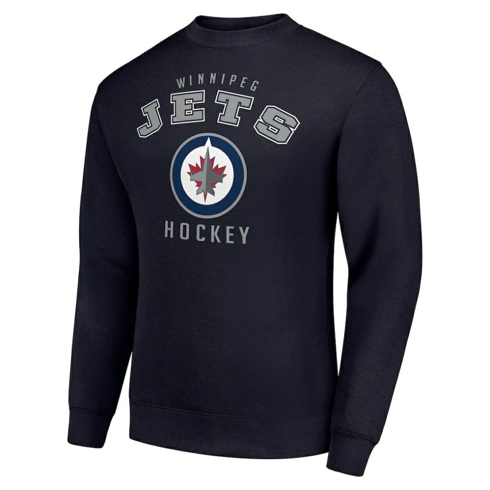 NHL Winnipeg Jets Men's Starter Team Logo Fleece Pullover Sweatshirt