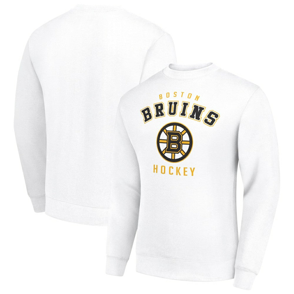 NHL Boston Bruins Men's Starter Team Logo Fleece Pullover Sweatshirt