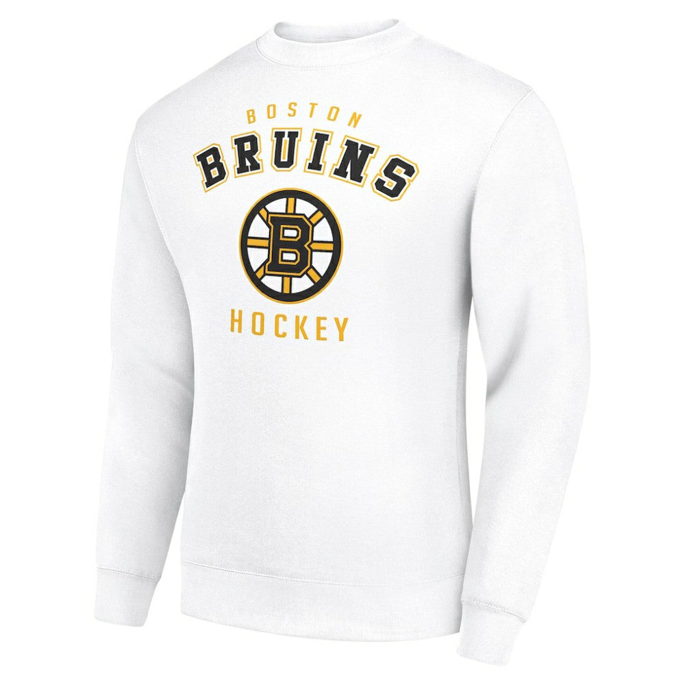 NHL Boston Bruins Men's Starter Team Logo Fleece Pullover Sweatshirt