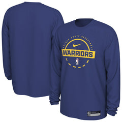 Nike Golden State Warriors 2025/26 On-Court Flare Dri-FIT Practice Long Sleeve Tri-Blend T-Shirt sale