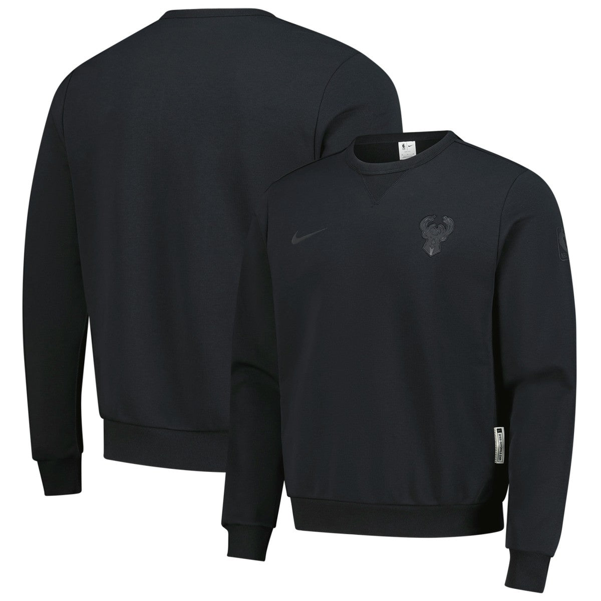 Nike Milwaukee Bucks Authentic Standard Issue Travel Dri-FIT Sweatshirt