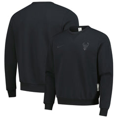 Nike Milwaukee Bucks Authentic Standard Issue Travel Dri-FIT Sweatshirt