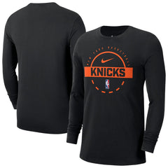 Nike New York Knicks Authentic Long Sleeve Practice T-Shirt