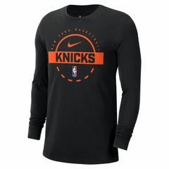 Nike New York Knicks Authentic Long Sleeve Practice T-Shirt