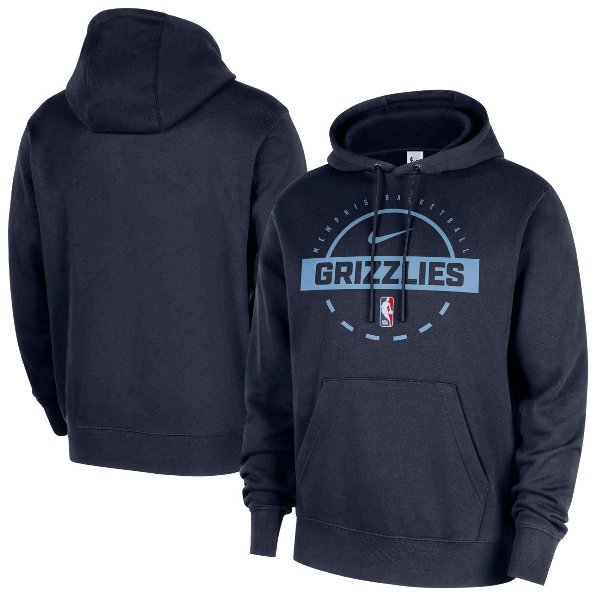 Nike Memphis Grizzlies 2025/26 Authentic Practice Club Pullover Hoodie