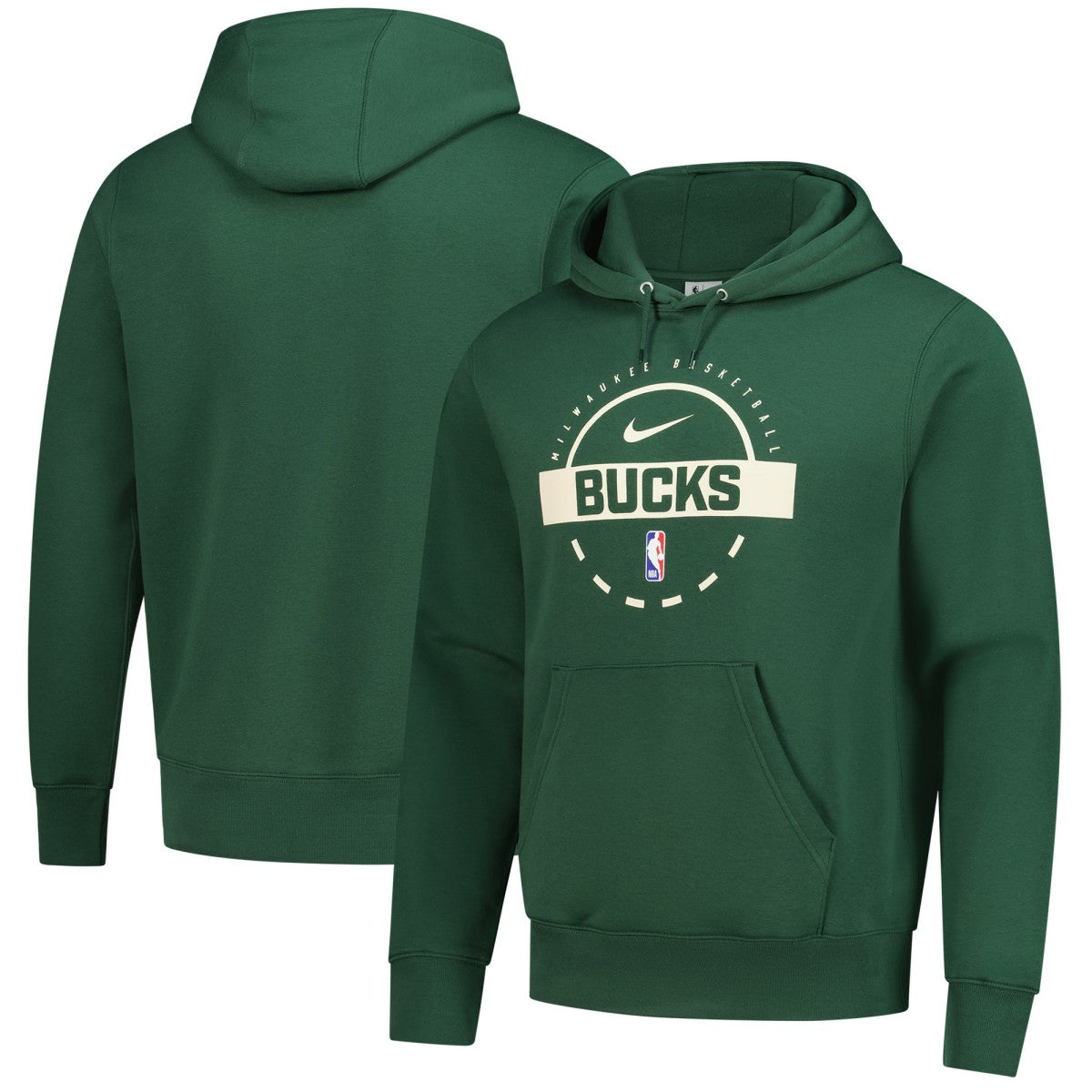 Nike Milwaukee Bucks 2025/26 Authentic Practice Club Pullover Hoodie