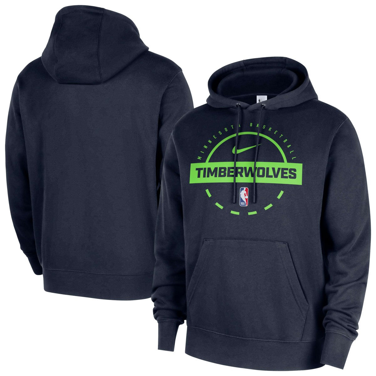 Nike Minnesota Timberwolves 2025/26 Authentic Practice Club Pullover Hoodie