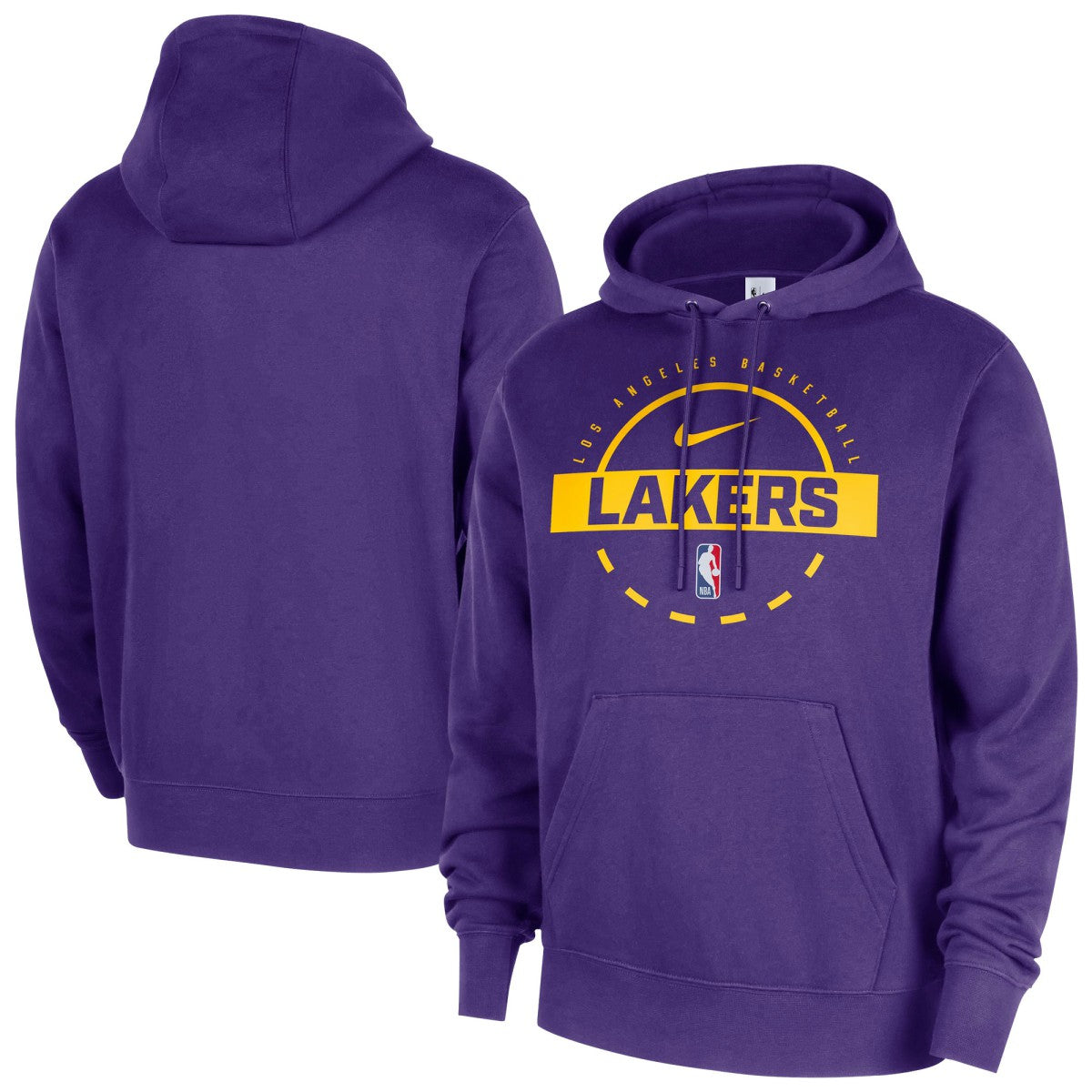 Nike Los Angeles Lakers 2025/26 Authentic Practice Club Pullover Hoodie