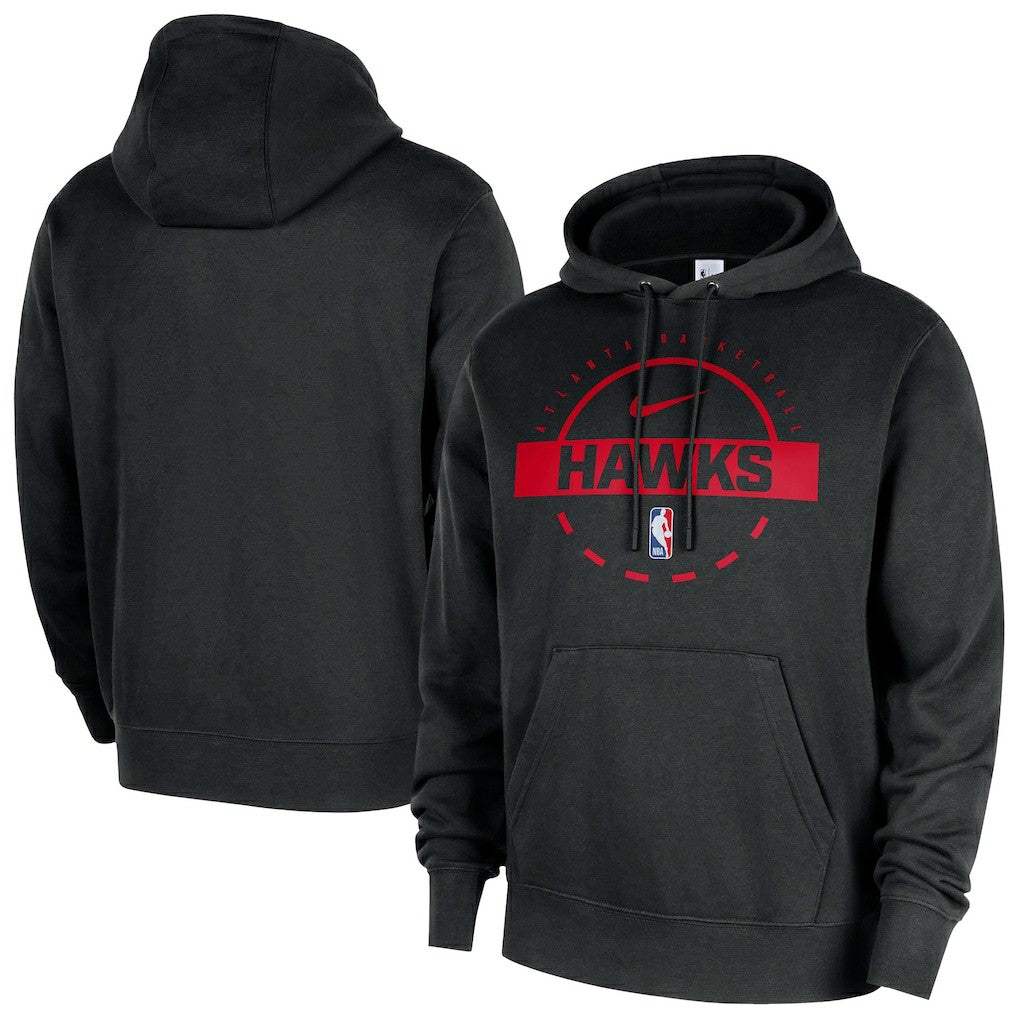 Nike Atlanta Hawks 2025/26 Authentic Practice Club Pullover Hoodie