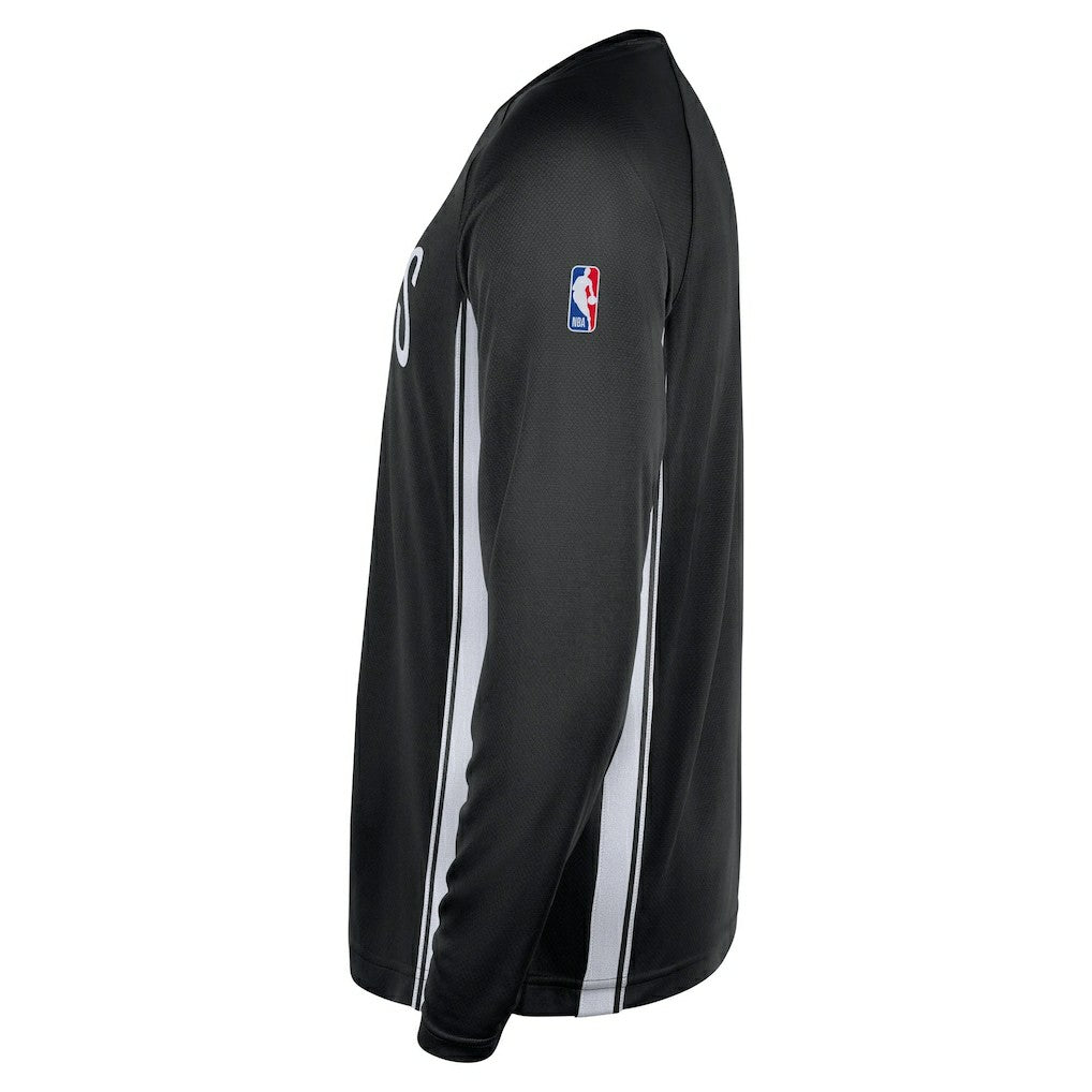 Nike Brooklyn Nets 2025/26 Authentic Pre-Game Legend Dri-FIT Long Sleeve Shooting Shirt