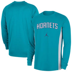 Charlotte Hornets Jordan Brand 2025/26 Authentic Pre-Game Legend Dri-FIT Long Sleeve Shooting Shirt