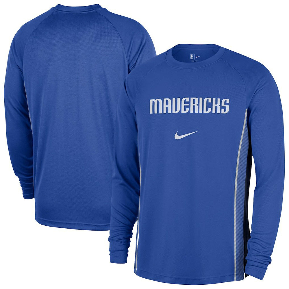 Nike Dallas Mavericks 2025/26 Authentic Pre-Game Legend Dri-FIT Long Sleeve Shooting Shirt sale