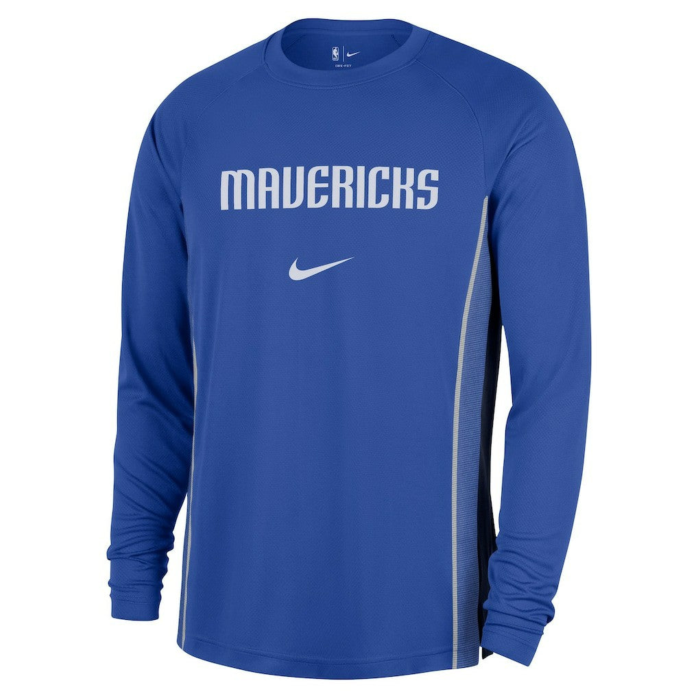 Nike Dallas Mavericks 2025/26 Authentic Pre-Game Legend Dri-FIT Long Sleeve Shooting Shirt sale
