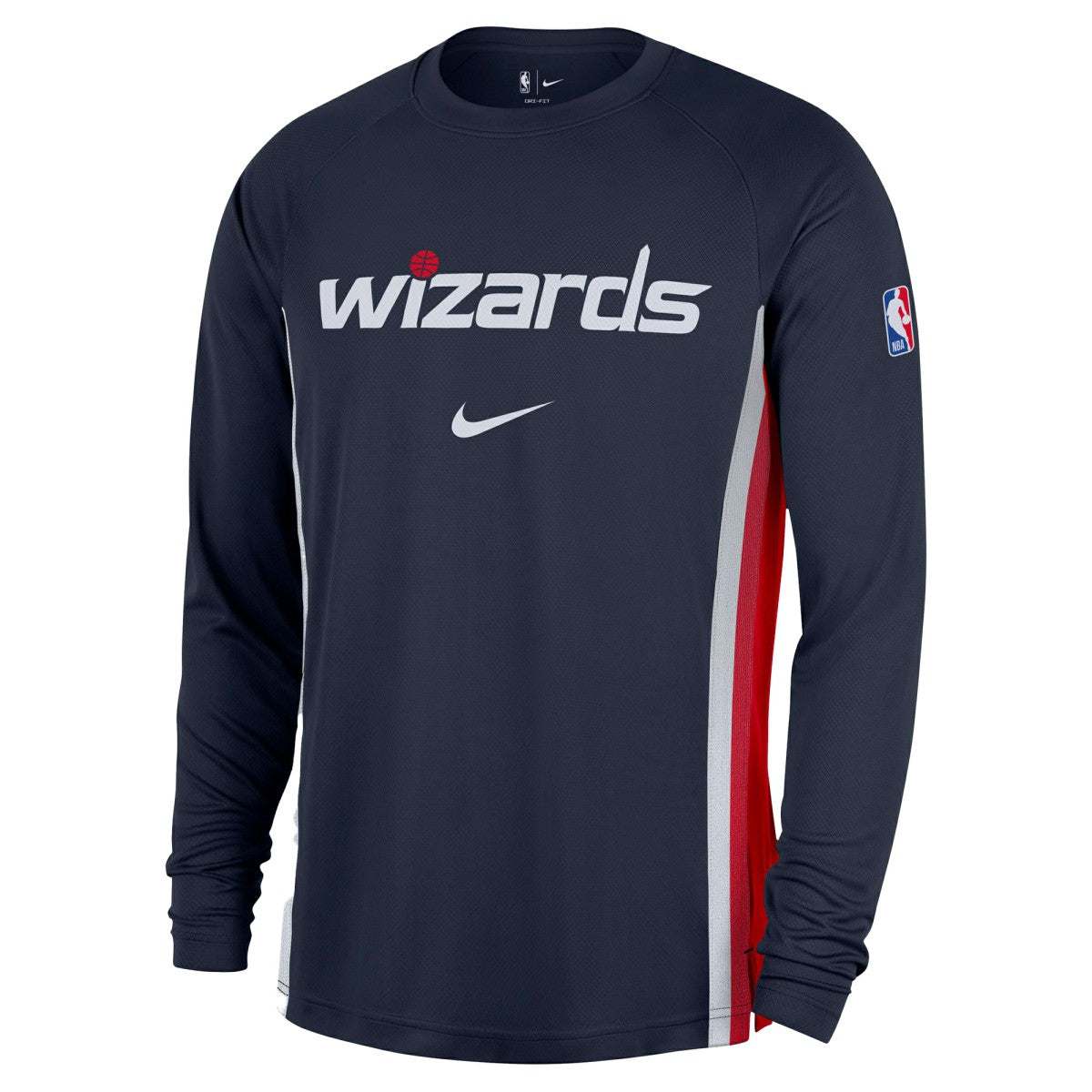 Nike Washington Wizards 2025/26 Authentic Pre-Game Legend Dri-FIT Long Sleeve Shooting Shirt