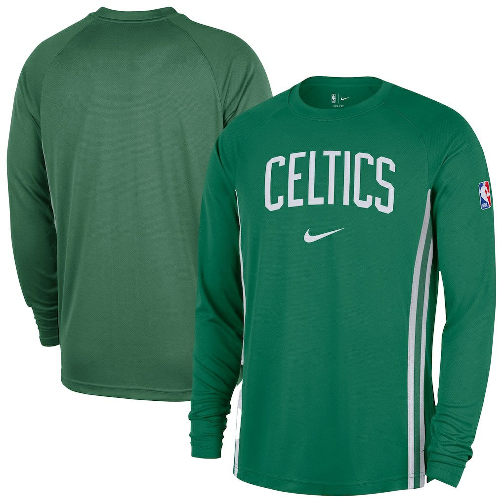 Nike Boston Celtics 2025/26 Authentic Pre-Game Legend Dri-FIT Long Sleeve Shooting Shirt