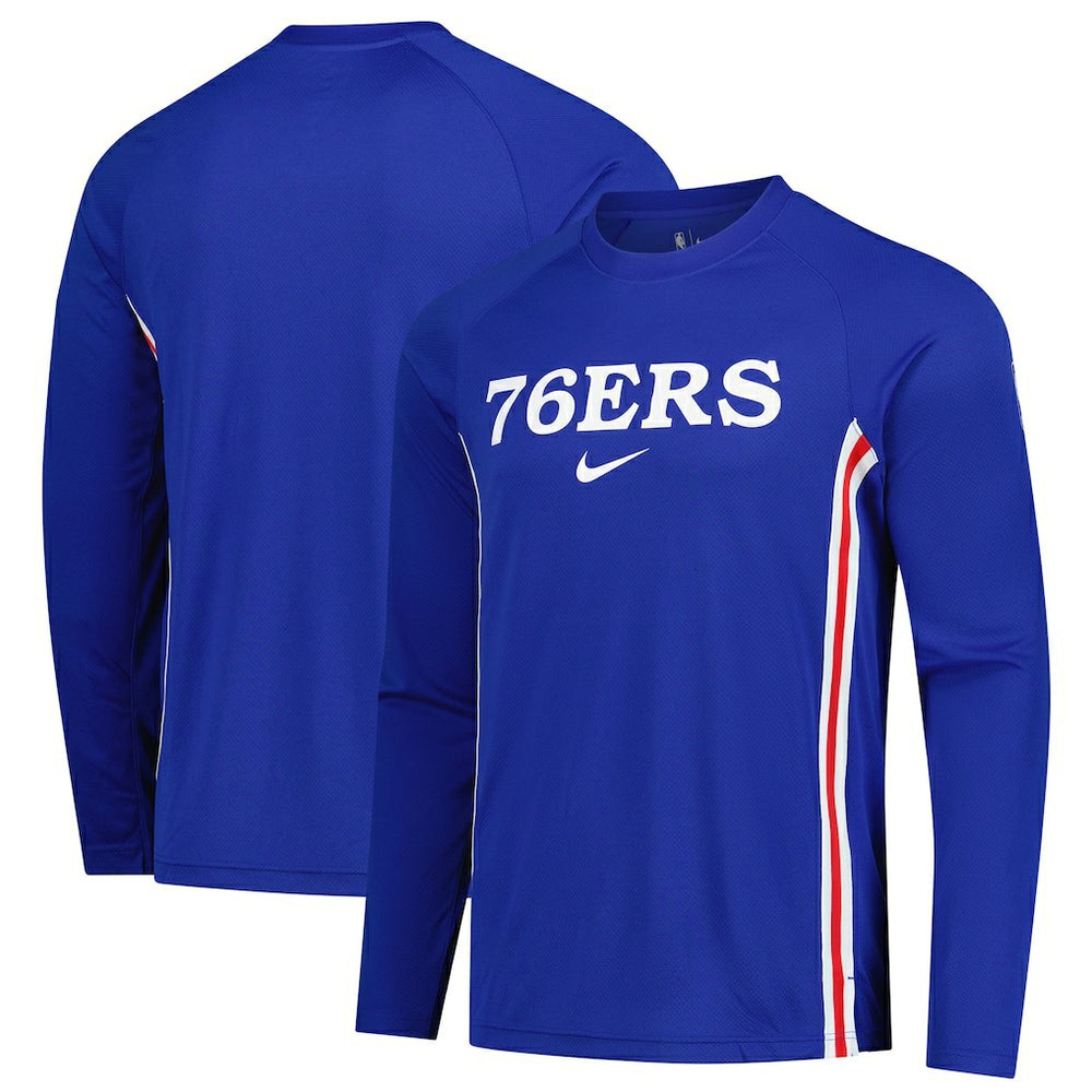 Nike Philadelphia 76ers 2025/26 Authentic Pre-Game Legend Dri-FIT Long Sleeve Shooting Shirt