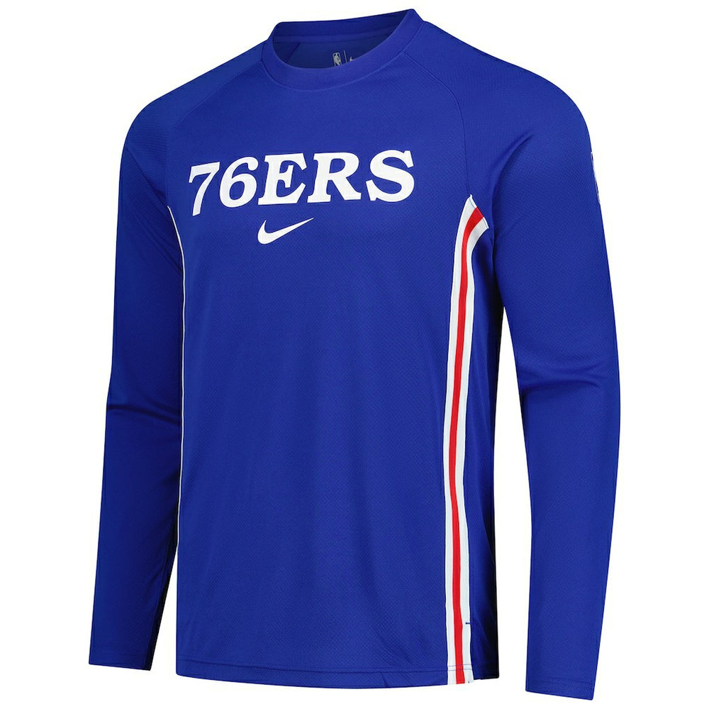 Nike Philadelphia 76ers 2025/26 Authentic Pre-Game Legend Dri-FIT Long Sleeve Shooting Shirt