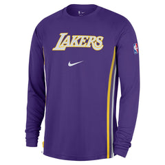 Nike Los Angeles Lakers 2025/26 Authentic Pre-Game Legend Dri-FIT Long Sleeve Shooting Shirt